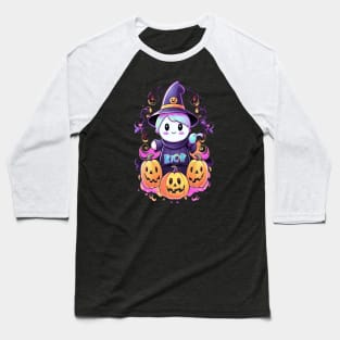 Pumpkin Boo Baseball T-Shirt